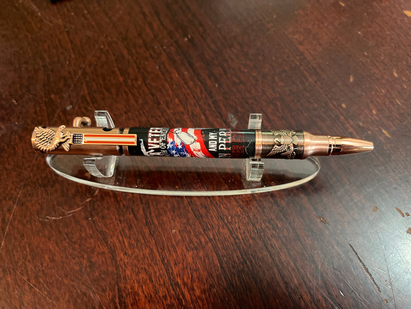 Bolt Action Pen Copper Eagle Veteran