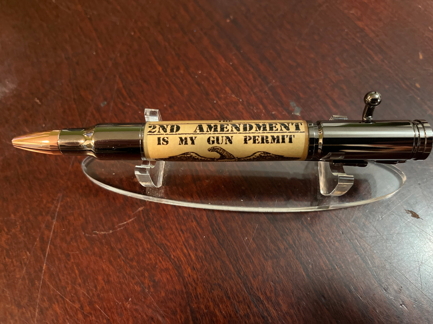 Bolt Action Pen Magnum Gun Metal 2nd Amendment